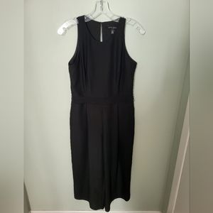 Banana Republic Women Sleeveless Wide‎ Leg Pleated Pockets Cropped Jumper 0P